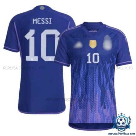 Argentina Away Replica Shirt 2022 MESSI 10 - overview