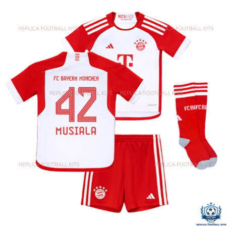 Bayern Munich Home Kids Replica Kit MUSIALA 42