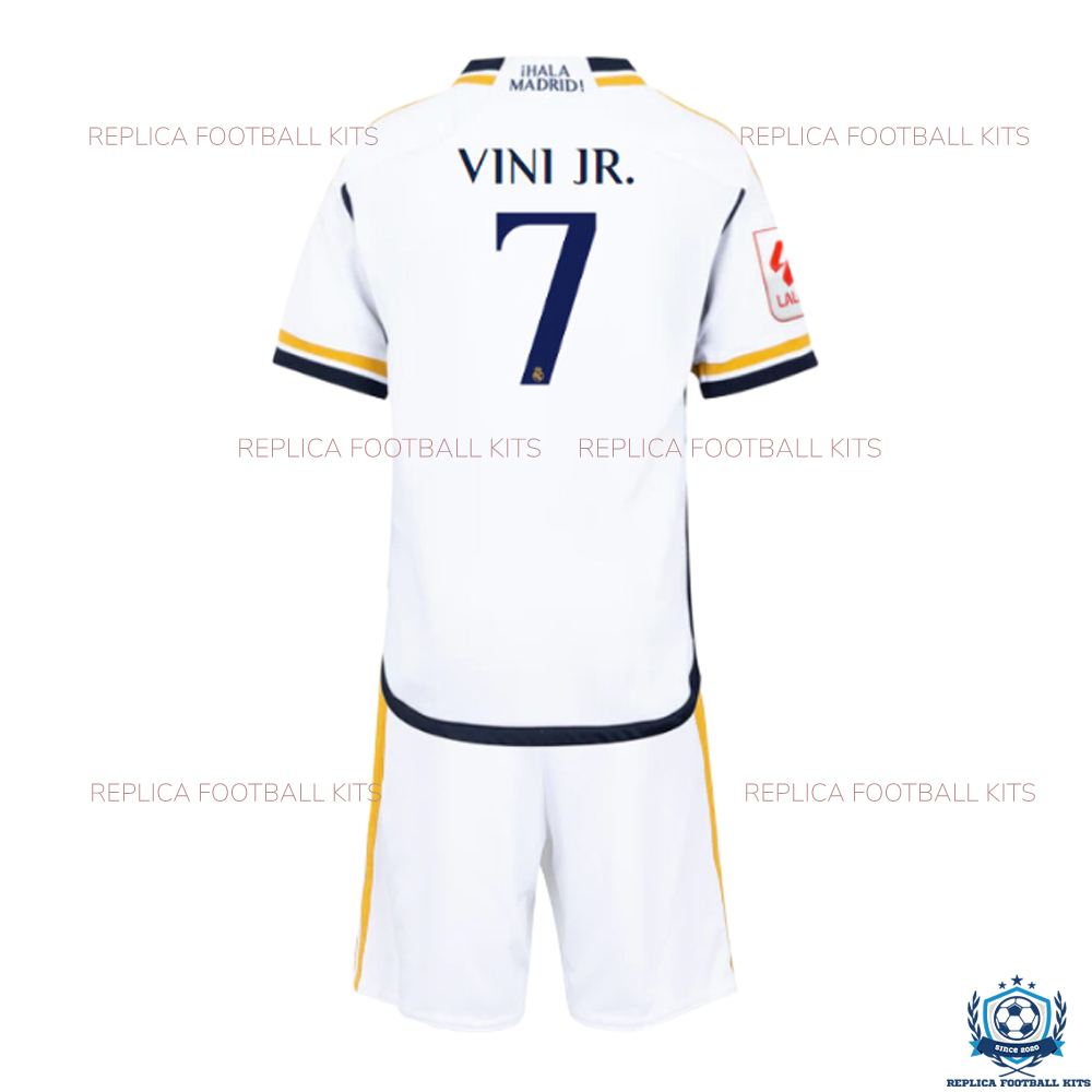 Real Madrid Home Kid Replica Kit VINI JR. 7