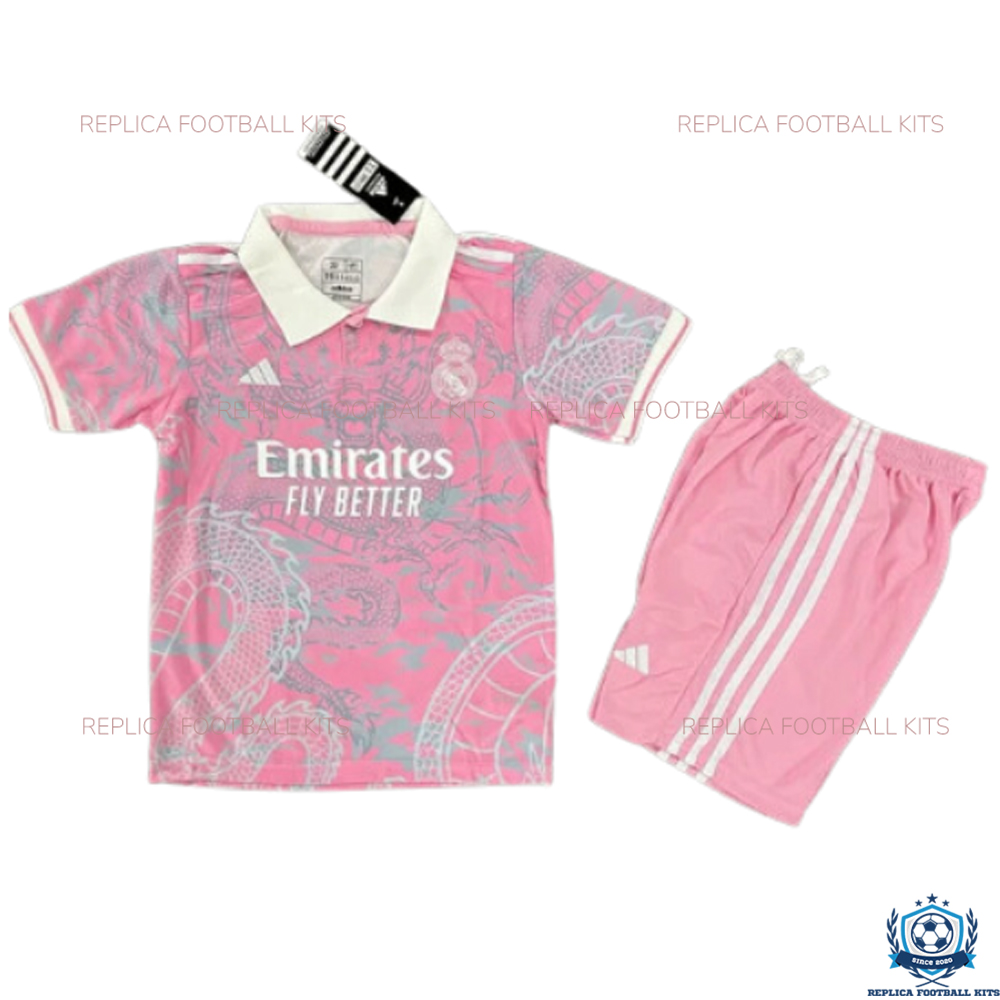 Real Madrid Pink Special Edition Kids Replica Kit