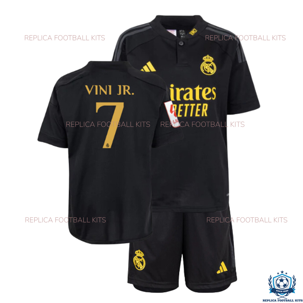 Real Madrid Third Kid Replica Kit VINI JR. 7