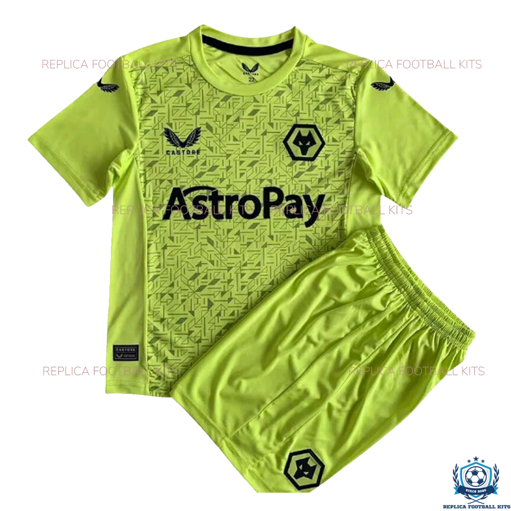 Wolves Goalkeeper Kid Replica Kit