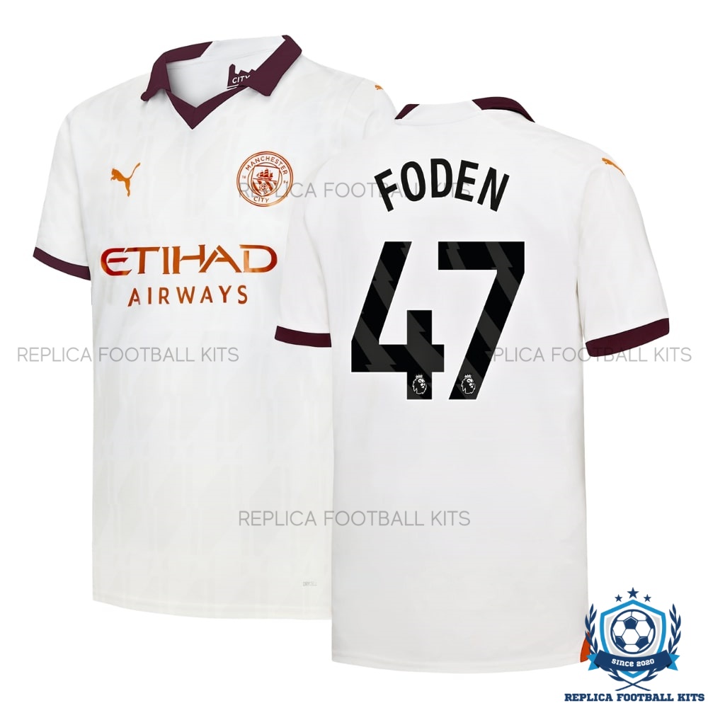 Manchester City Away Replica Shirt Foden 47