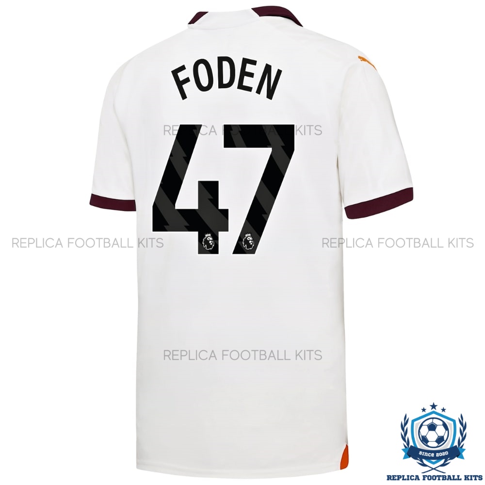 Manchester City Away Replica Shirt Foden 47