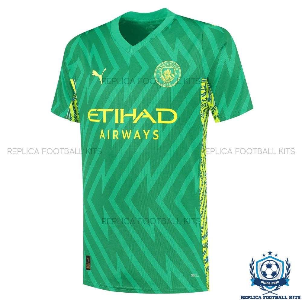 Man City Ederson M 31 Goalkeeper Away Kid Replica Kit