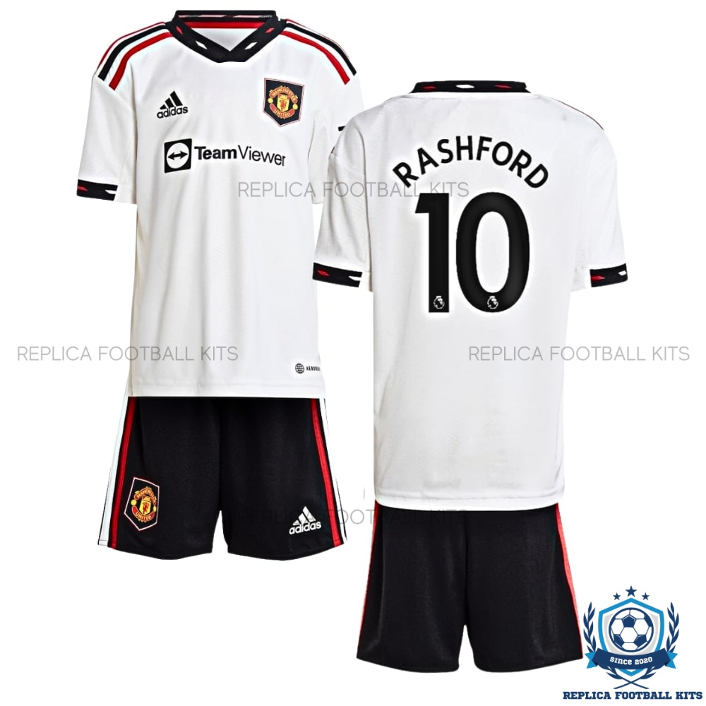 Man Utd Rashford 10 Away Kids