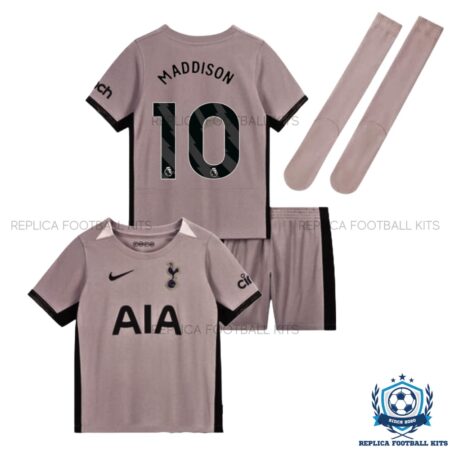 Tottenham Spurs Maddison 10 Third Kid Replica Kit