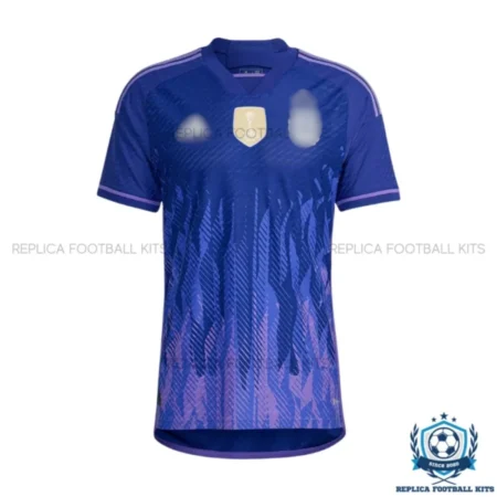 Argentina Away 3 Stars Kid Replica Football Kit 2022/23 - overview