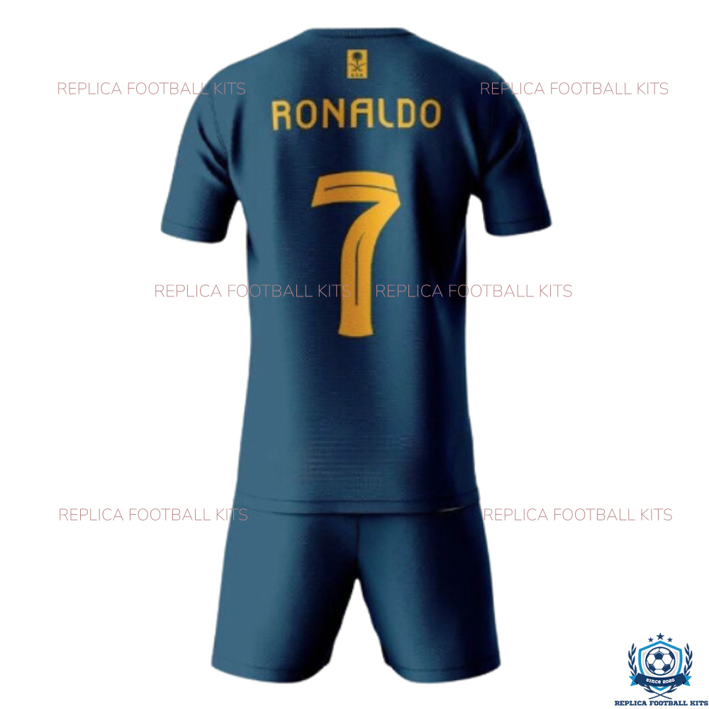 Al Nassr Away Kid Replica Kits 23/24 RONALDO 7