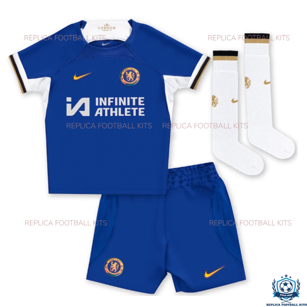 Chelsea Home Kid Replica Kit 23/24 Sponsor