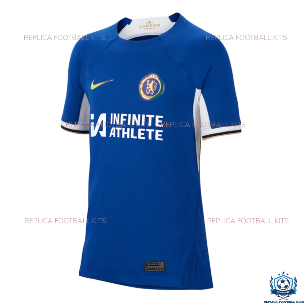 Chelsea Home Men Replica Shirt Sponsor