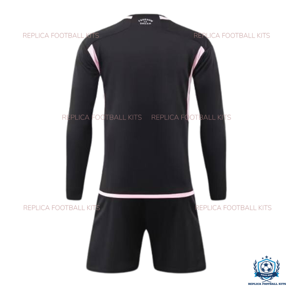 Inter Miami Away Kid Replica Kits Long Sleeve