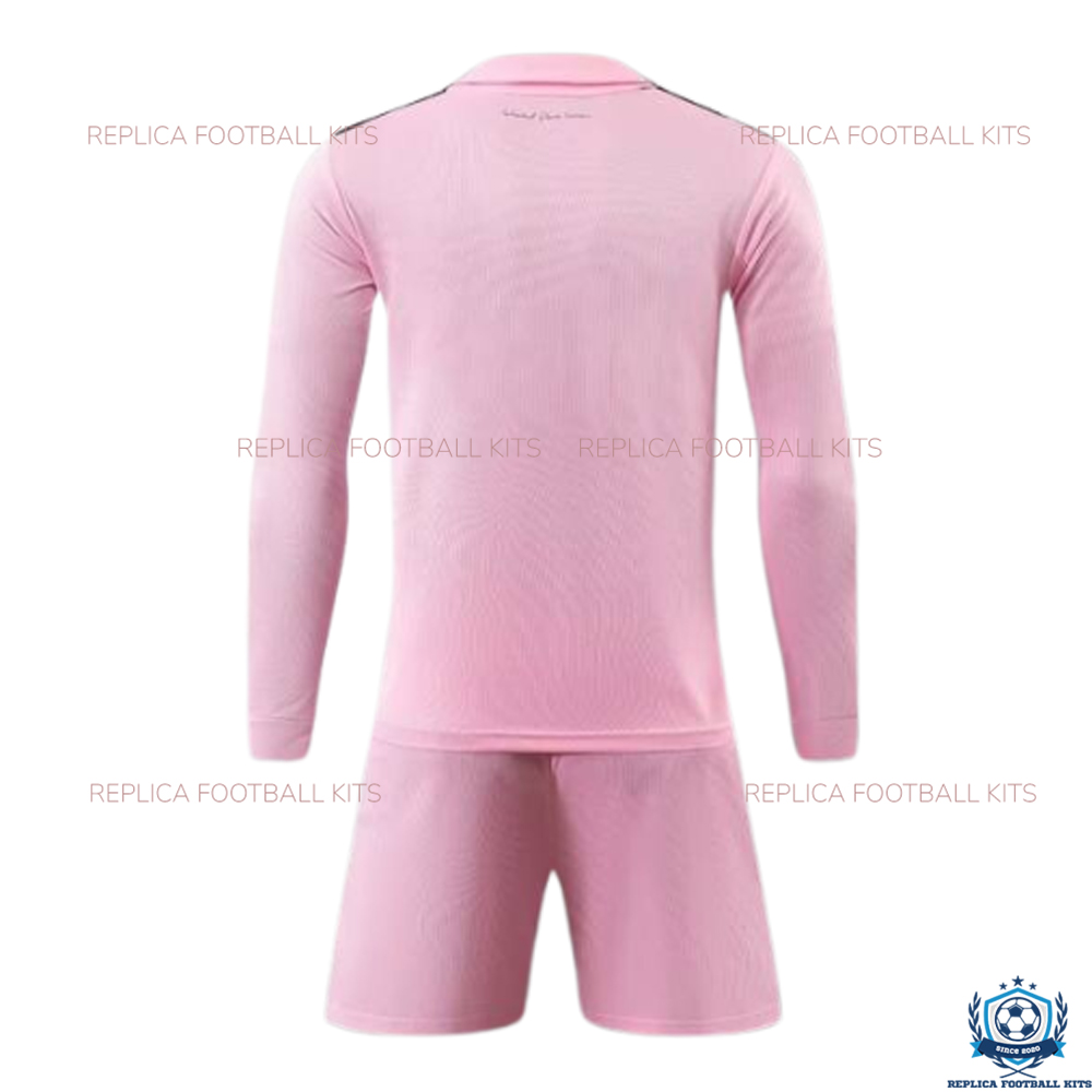 Inter Miami Home Kid Replica Kits Long Sleeve