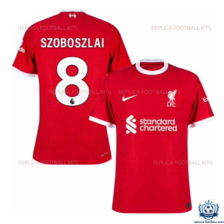 Liverpool Home Replica Shirt 23/24 SZOBOSZLAI 8