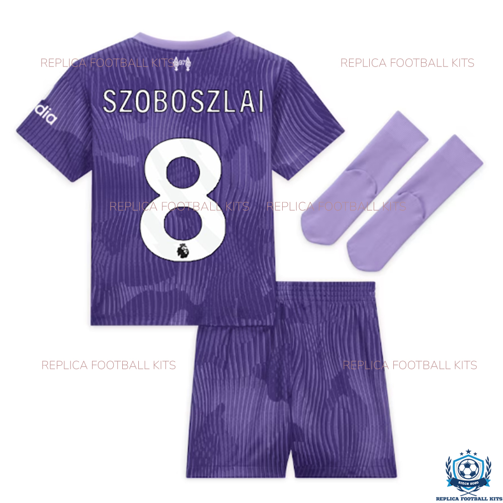 Liverpool Third Replica Kit SZOBOSZLAI 8 - Back View