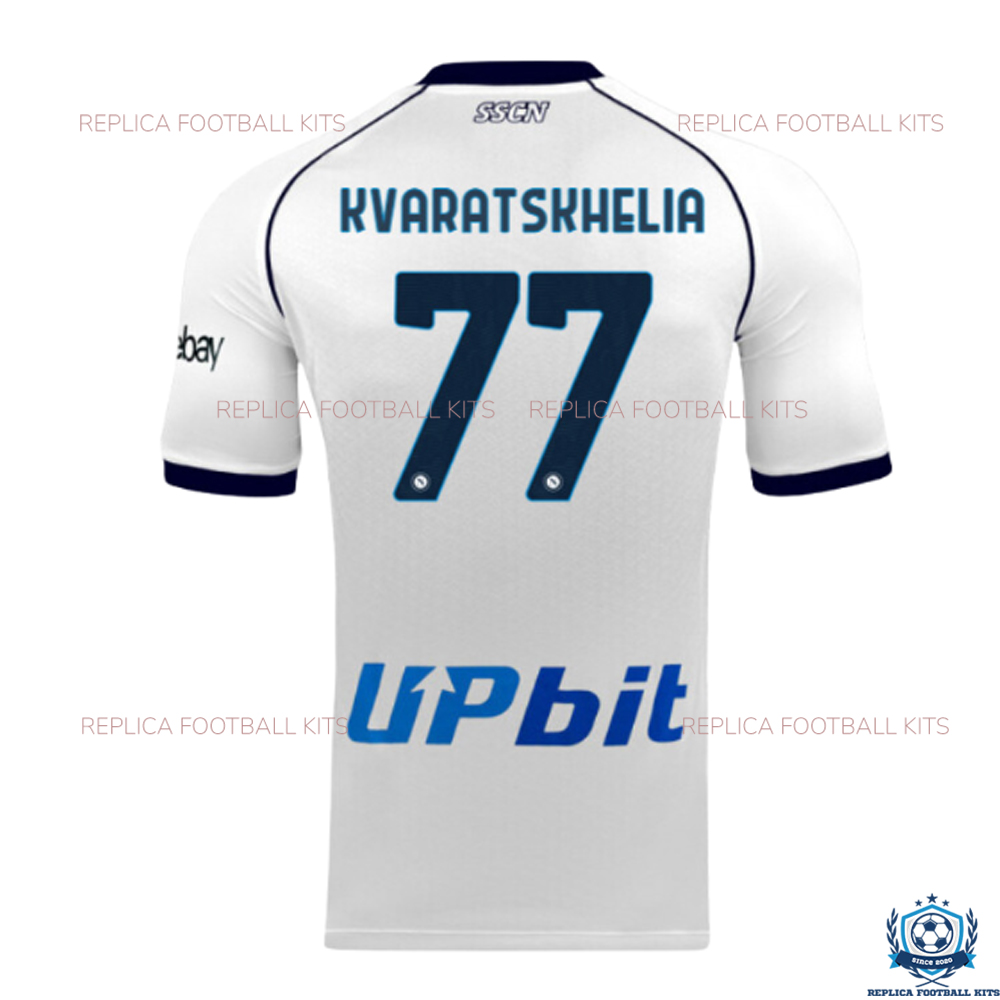 Napoli Away Men Replica Shirts KVARATSKHELIA 77