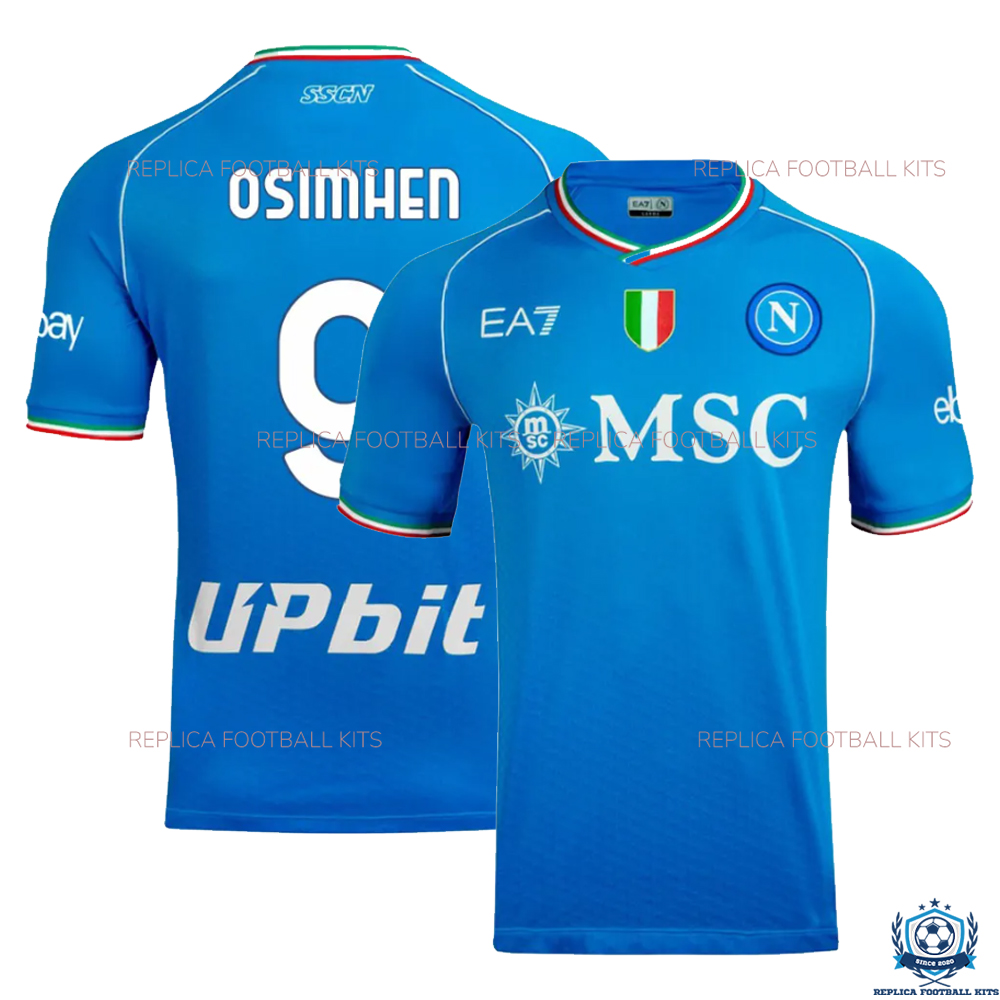 Napoli Home Men Replica Shirts OSIMHEN 9