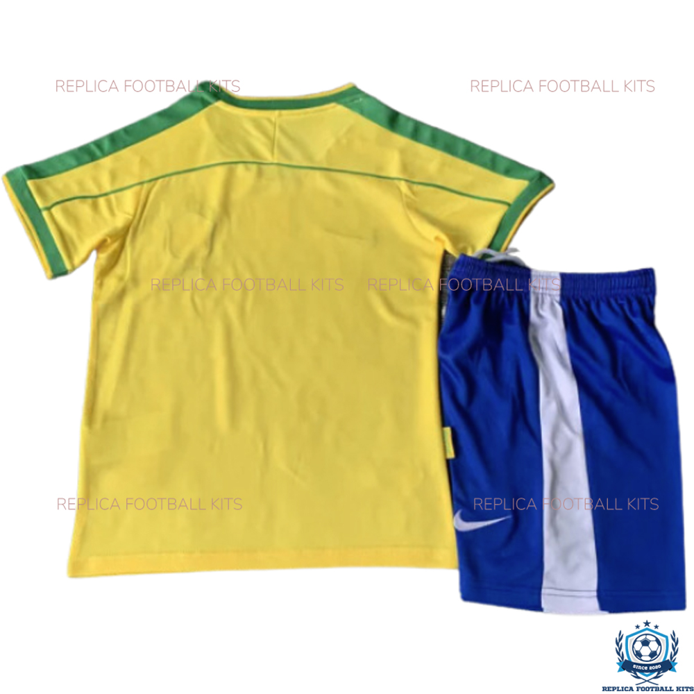 Retro Brazil Home Kids Replica Kit