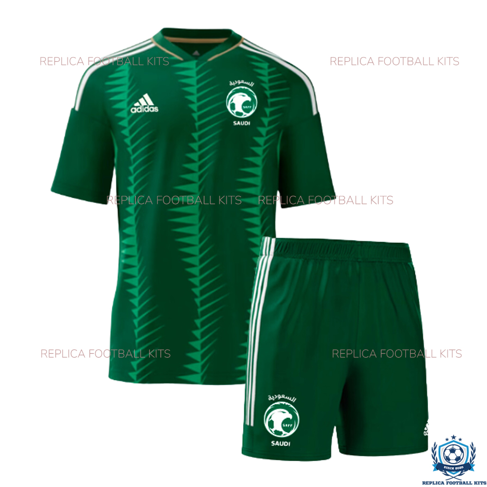 Saudi Arabia Home Kid Replica Kits 2023