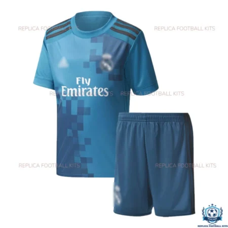 Real Madrid Away Kids Replica Football Kit 2017/18 - Front View