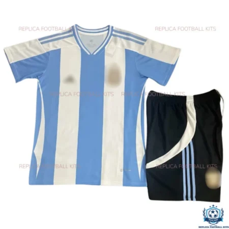 Argentina Home Kid Replica Kits 24/25 - Front View