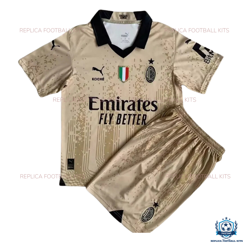 AC Milan x KOCHÉ Away Kids Replica Kit