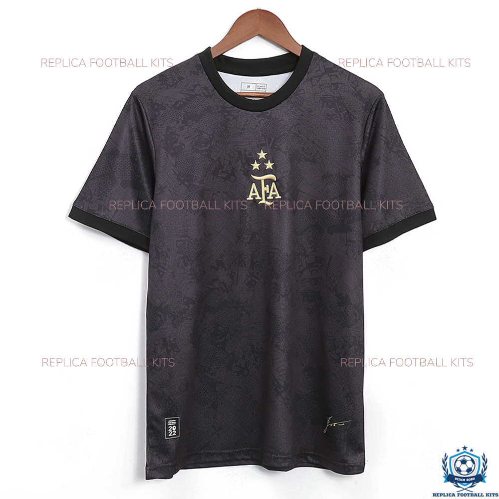 Argentina Champion Black Men Replica Shirt 2024