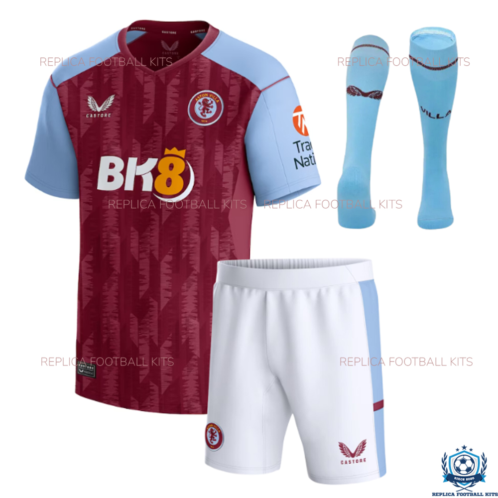 Aston Villa Home Adult Replica Kit 23/24