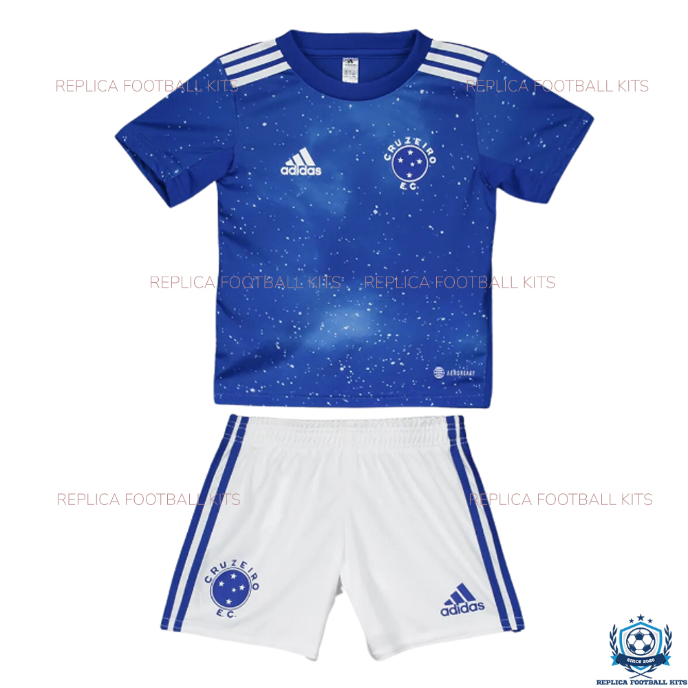 Cruzeiro Esporte Home Kid Replica Kits 23/24