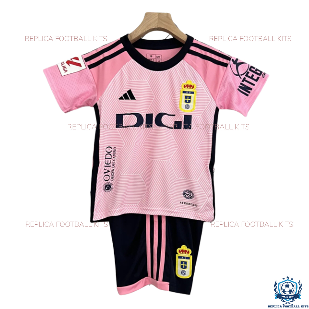 Real Oviedo Away Kid Replica Kits 23/24