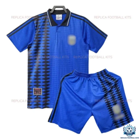 Retro Argentina Away Kid Replica Kit 1994 - Front View