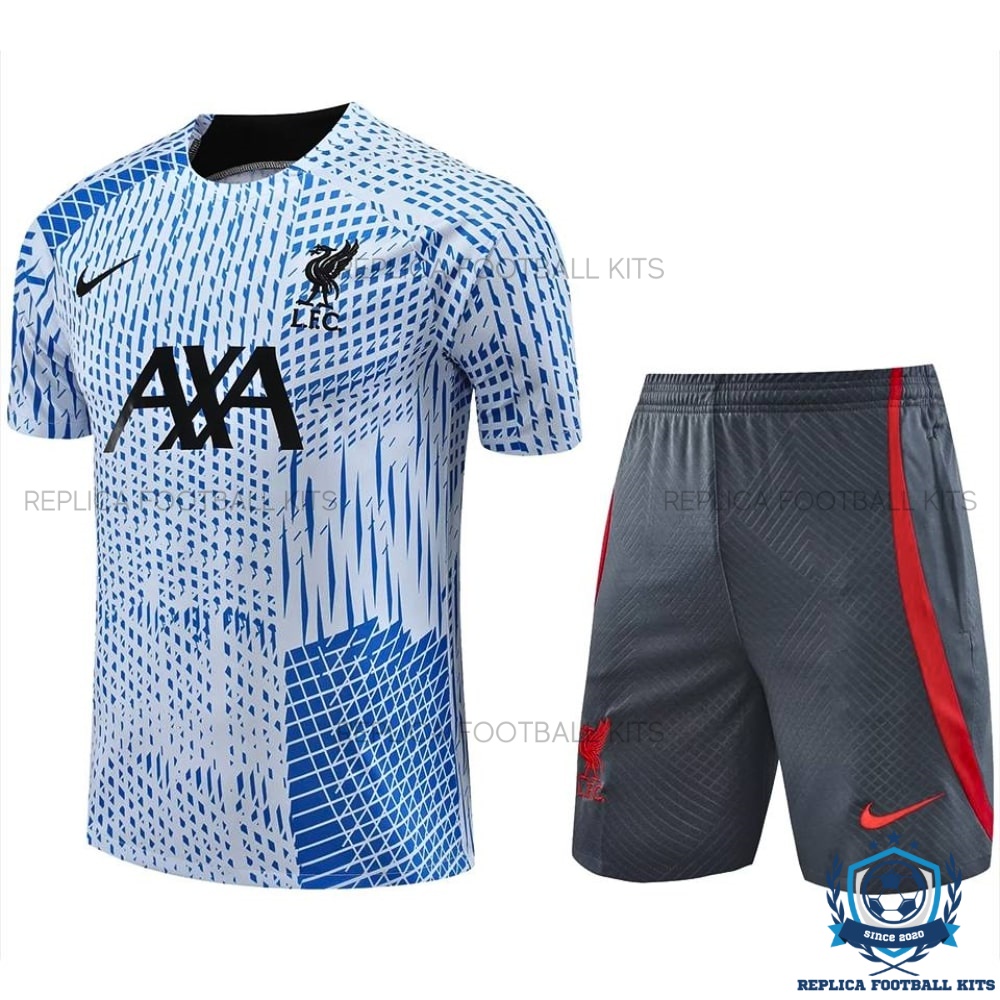 Liverpool Blue Training Adult Football Kit 23/24