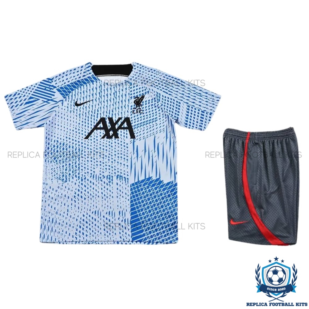 Liverpool Blue Training Adult Football Kit 23/24