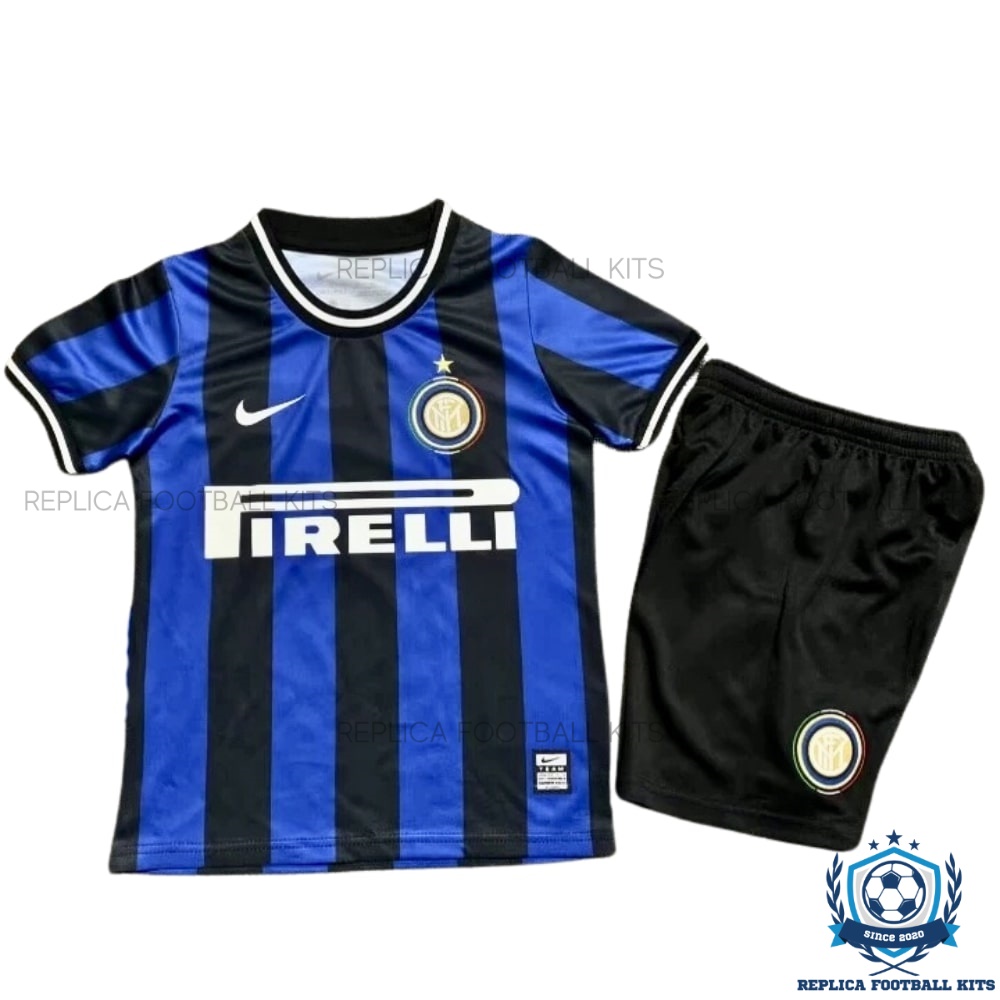 Retro Inter Milan Home Kids Replica Kit - Front View