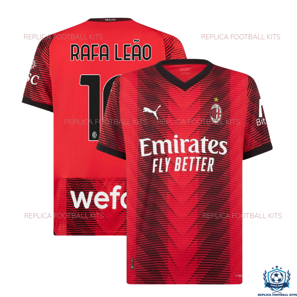 AC Milan Home Replica Shirt RAFA LEÃO 10