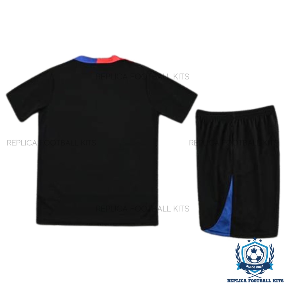 Barcelona Black Red Training Kids Replica Kit 2023/24