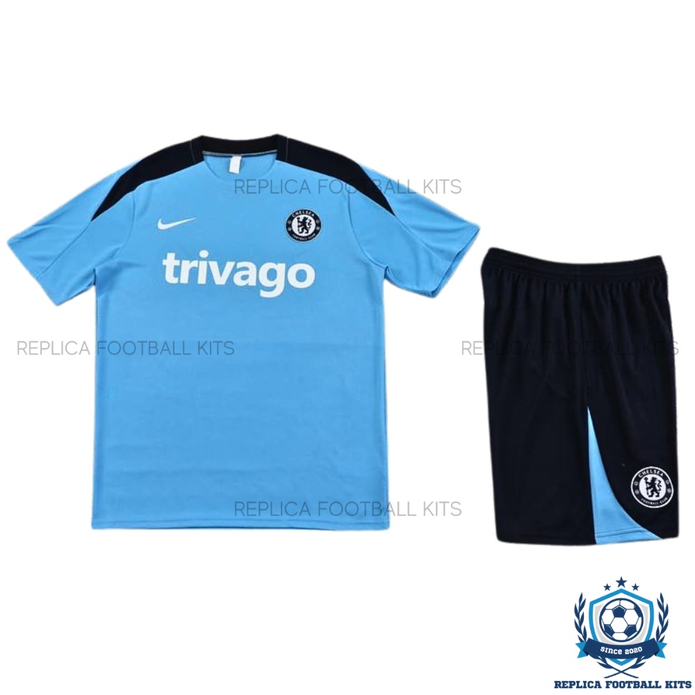 Chelsea Light Blue Training Kid Replica Kit 23/24