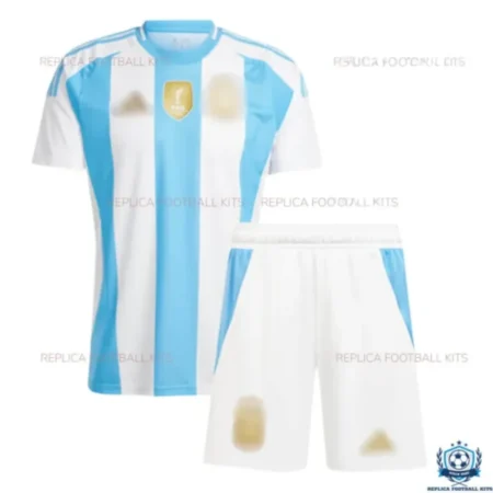 Argentina Home Kid Kit 2024 - With Socks - Front View no socks