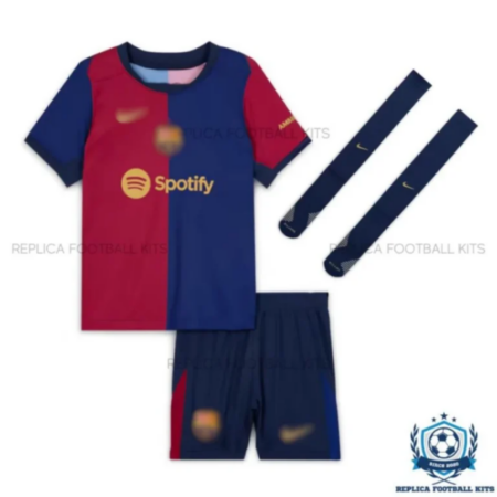 Barcelona Home Kids Replica Kit 24/25 - front view