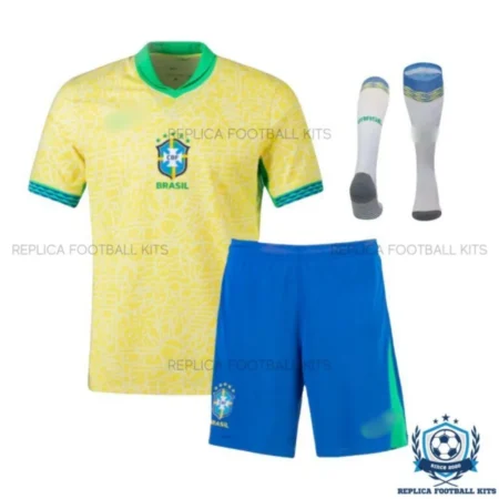 Brazil Home Adult Replica Kit 2024 - front view