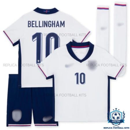 England Home Kid Replica Kits 2024 BELLINGHAM 10 - overview