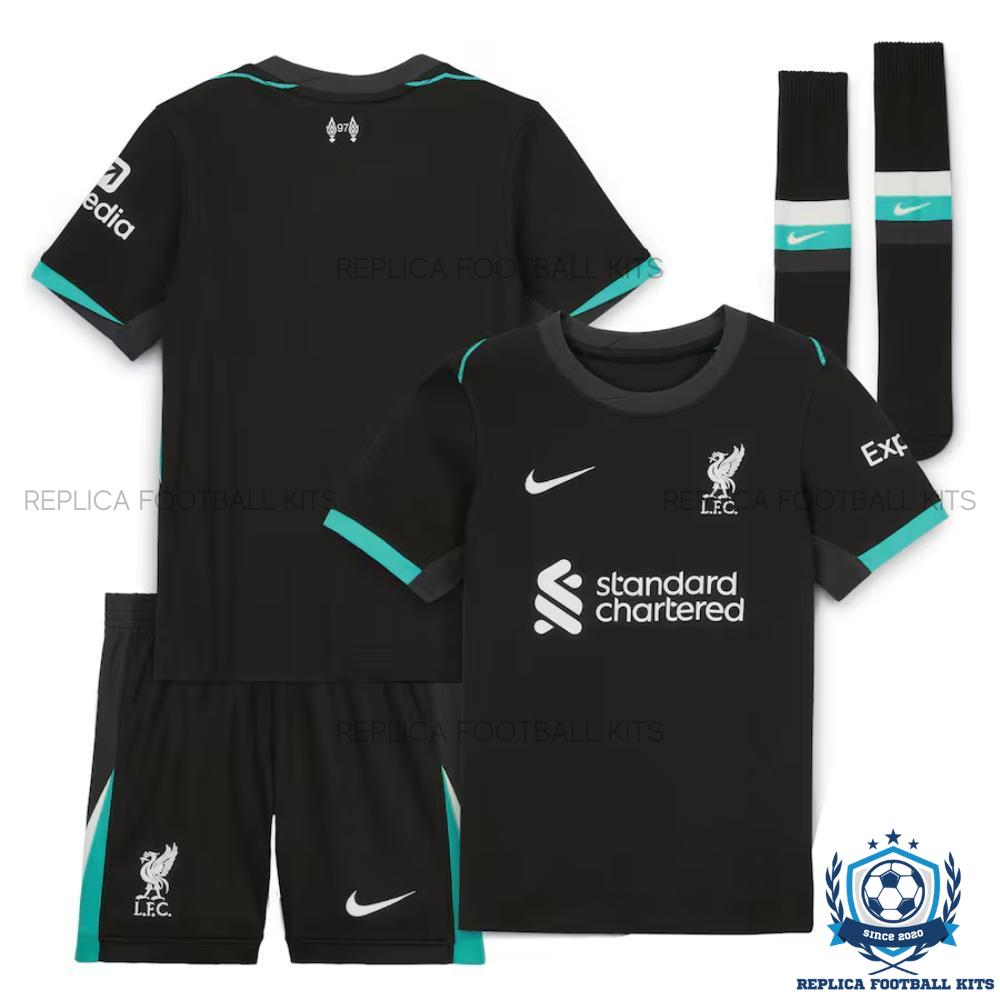 Liverpool Away Kid Replica Football Kit 24-25