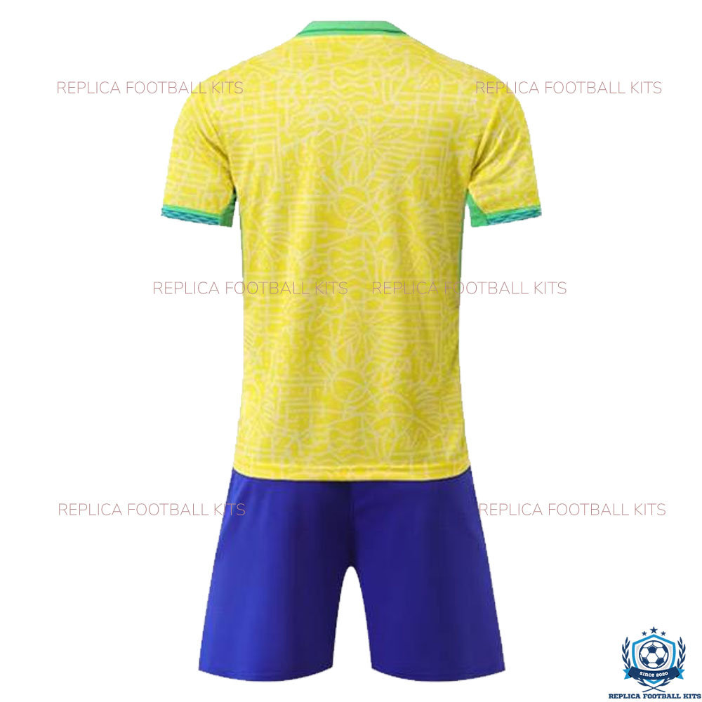 Brazil Home Adult Replica Football Kit 2024