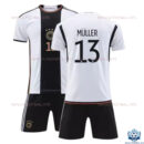 Germany Home Kid Replica Kit 2022 MÜLLER 13 - Front View
