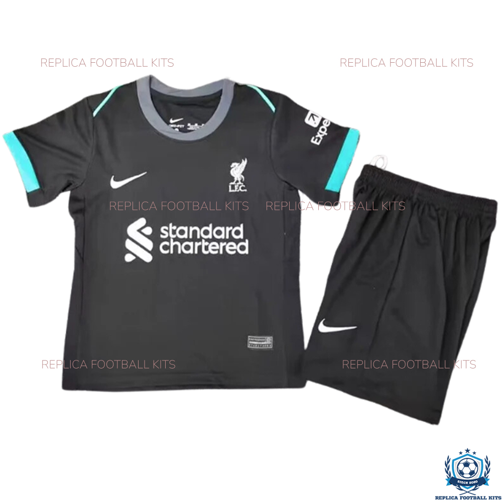 Liverpool Away Kid Replica Kit 24/25