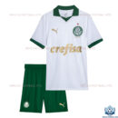 Front View Of Palmeiras Away Kid Replica Kits 24/25