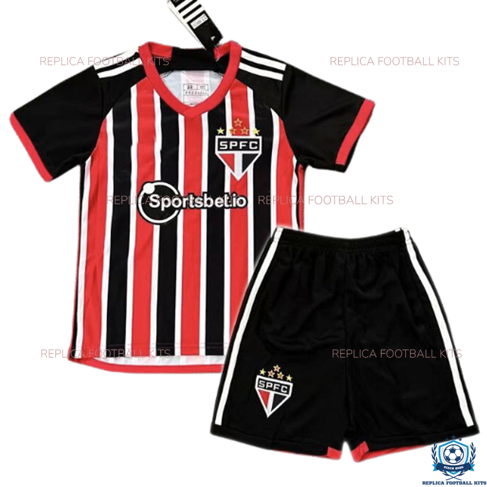 São Paulo Away Kid Replica Kits 24/25