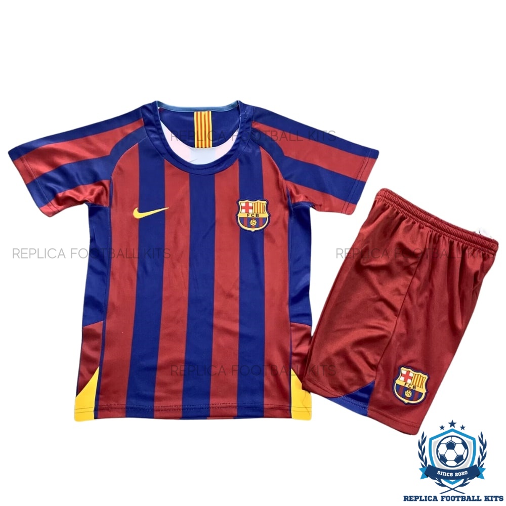 Barcelona Home Kids Replica Kit 2005/06