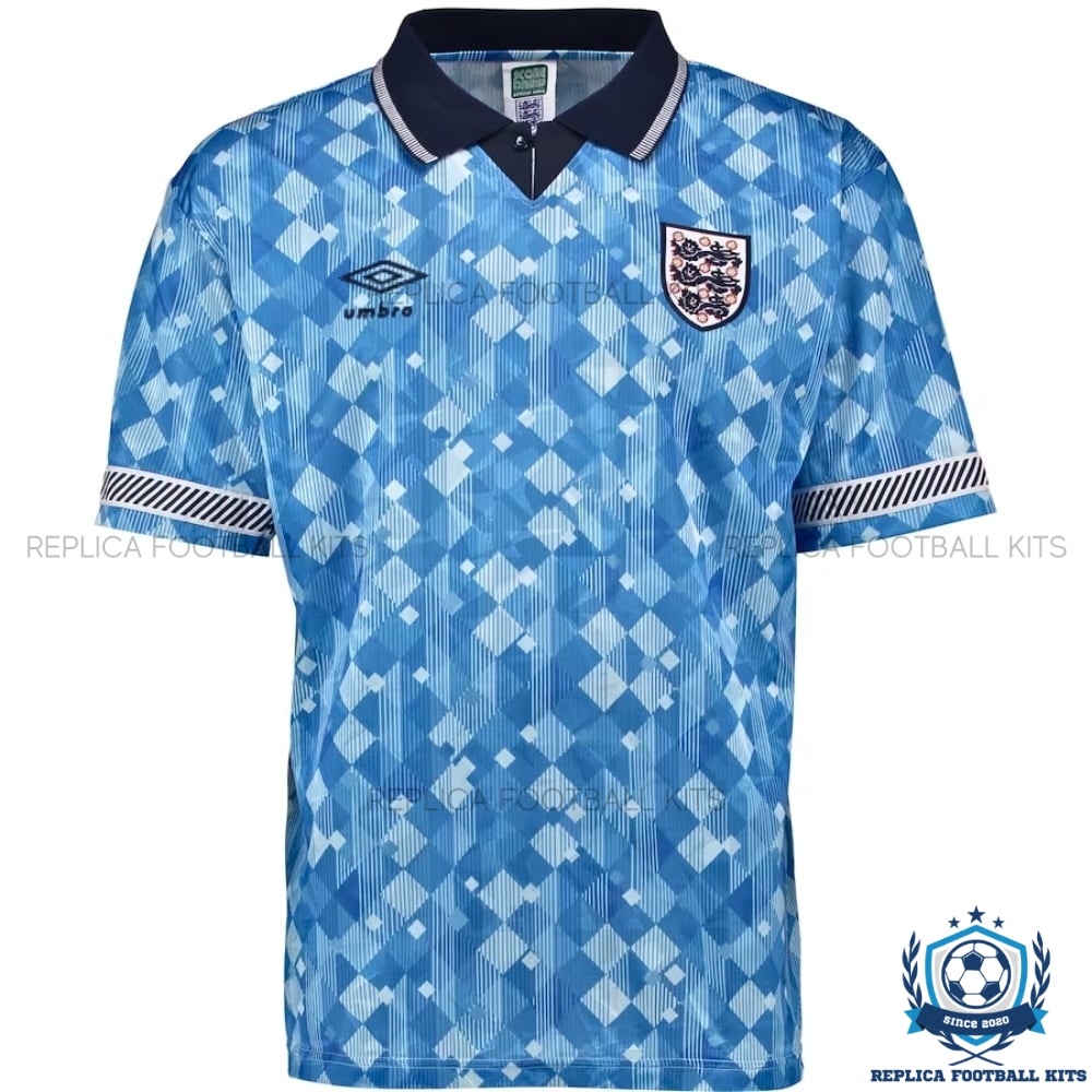 England Blue Men Replica Shirt 1990