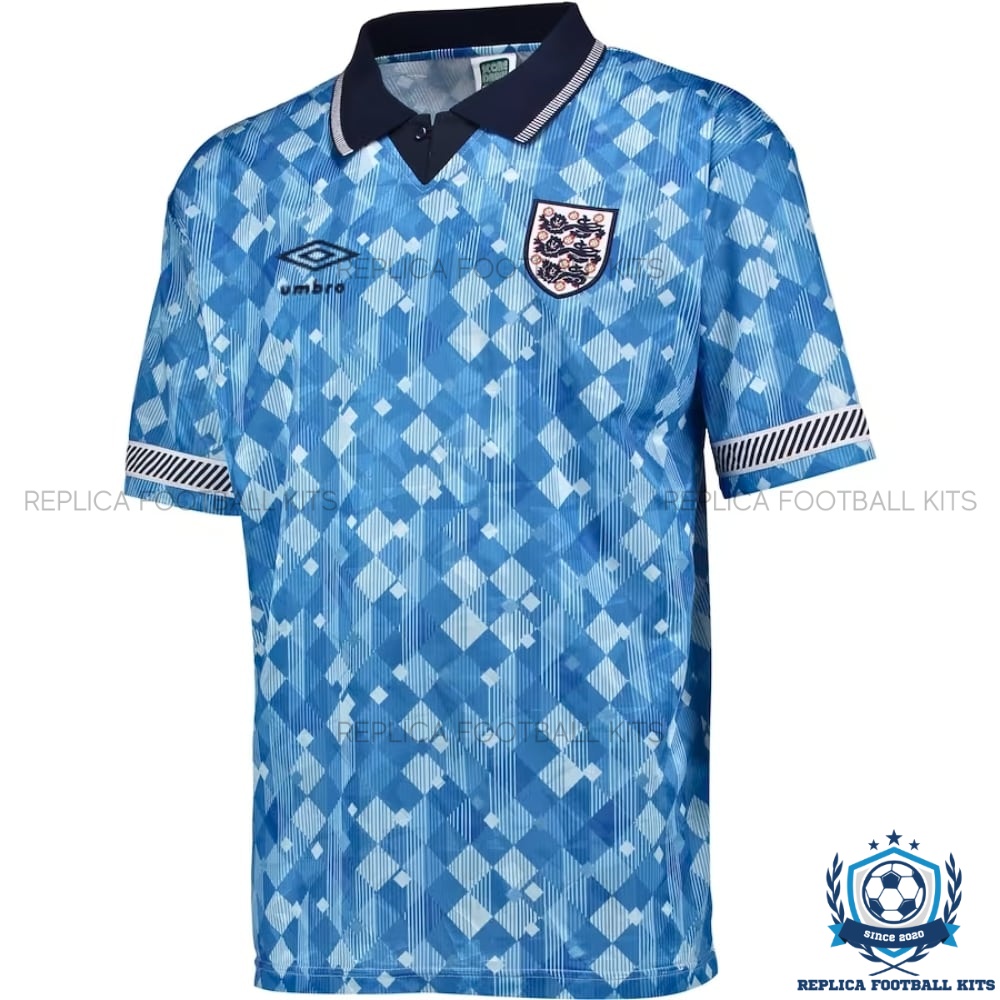 England Blue Men Replica Shirt 1990